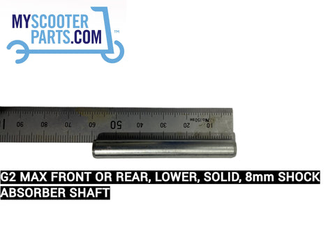 ELECTRIC SCOOTER MERCANE G2 MAX FRONT OR REAR LOWER SHOCK ABSORBER SHAFT