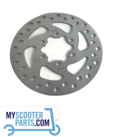 120mm brake disc rotor suits Kukirin •	Dragon
•	Mercane
•	Bolzzen
•	Inokim
•	Dualtron
•	Kaabo
•	Segway
•	Xiaomi
•	Apollo
•	Zero
