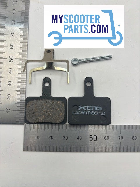 Rectangle brake pads 30mm x 20mm suit electric scooters