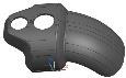 MERCANE FORCE ELECTRIC SCOOTER FRONT FENDER MUD GUARD ASSEMBLY MUD GUARD