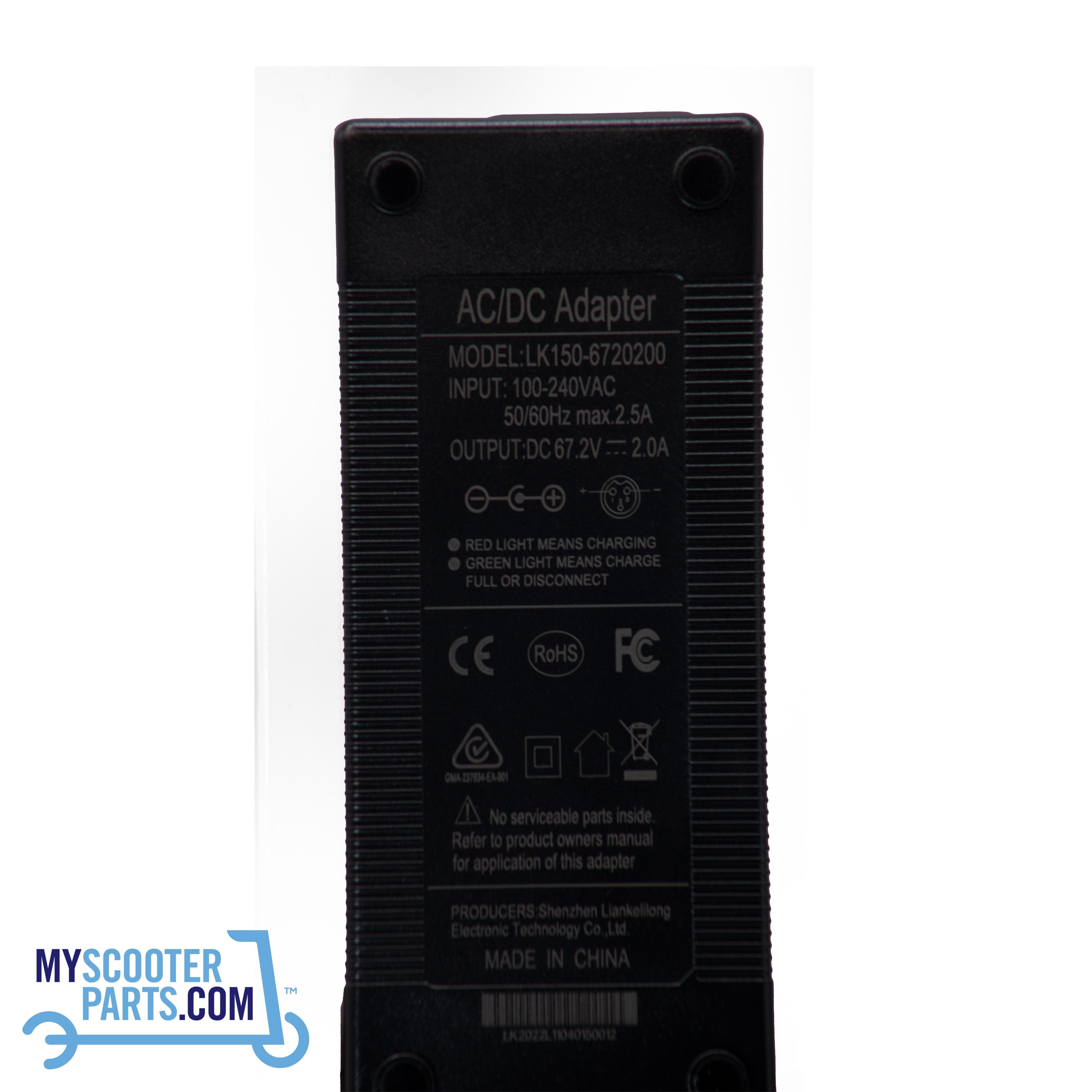 Mercane MX60 battery charger 67.2 volt MSP